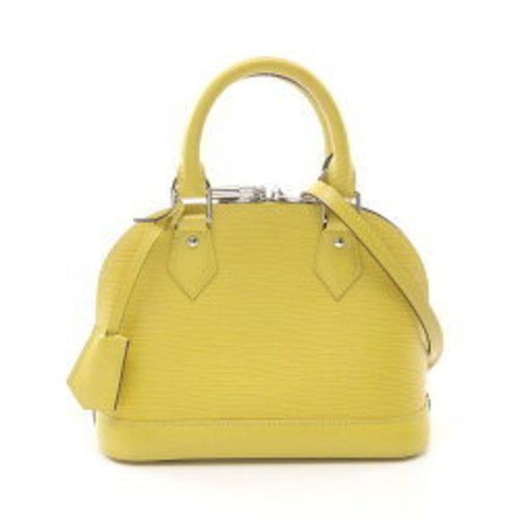 Louis Vuitton Alma Handbag Epi Leather Yellow - Picture 1 of 8